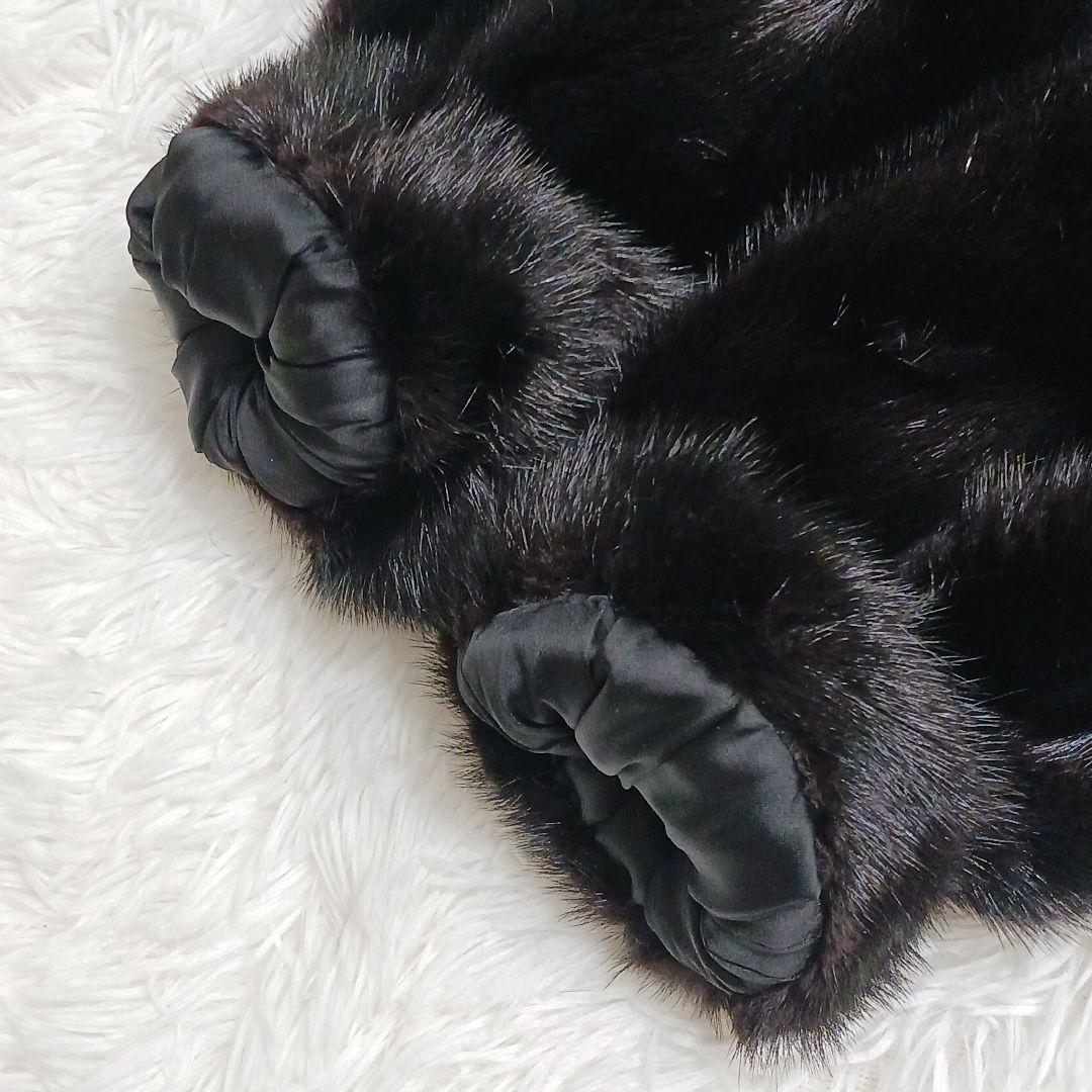 ✨極美品✨トーホーミンク TIGUE ミンクコート 黒 11