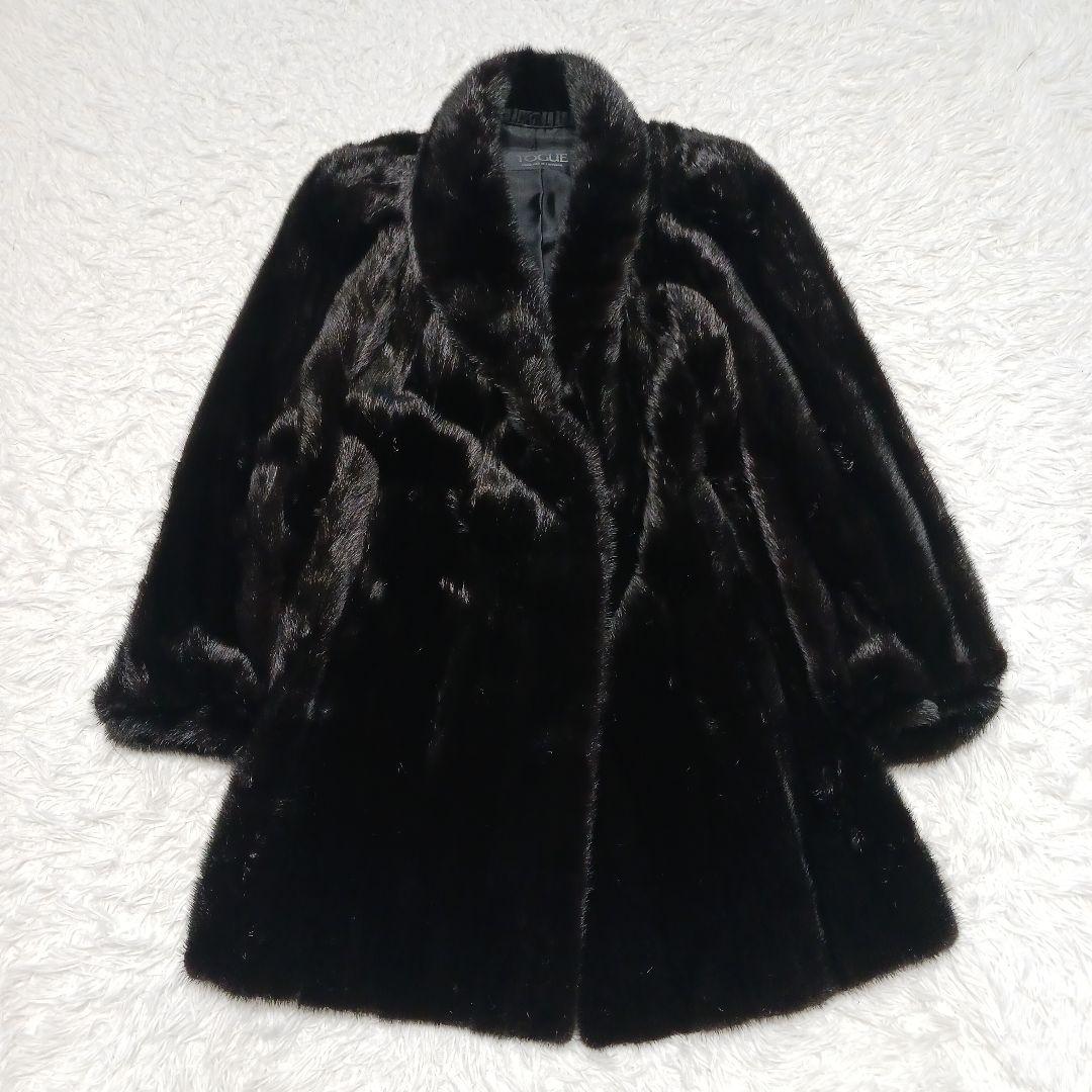 ✨極美品✨トーホーミンク TIGUE ミンクコート 黒 11