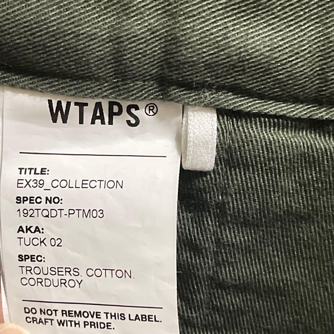 WTAPS TUCK 02 コーデュロイ パンツ OLIVE ZORN着用