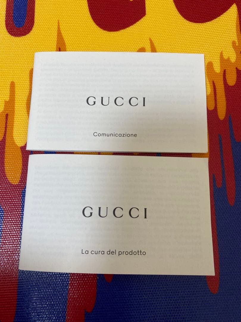 GUCCI ドリッピングロゴ チルドレントートバッグ
