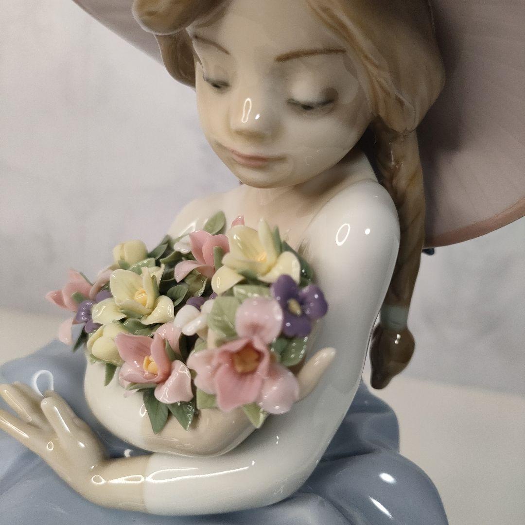 LLADRO 花の香りにつつまれて スペイン製 陶器 リヤドロ