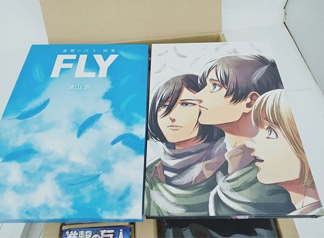残り1個。進撃の巨人 画集 FLY (attack on titan)