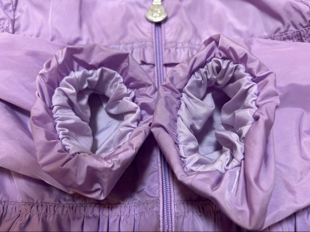 モンクレール キッズ フリル ジャケット 2A 100 110 パープル
