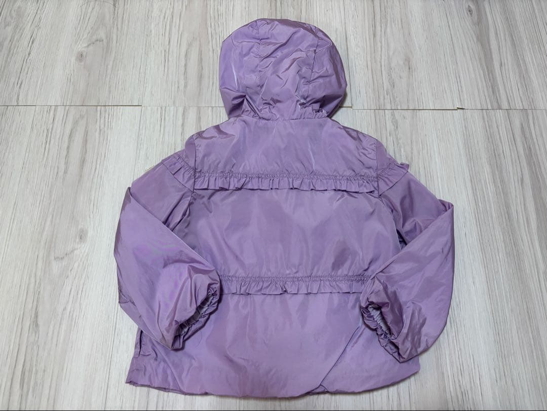 モンクレール キッズ フリル ジャケット 2A 100 110 パープル