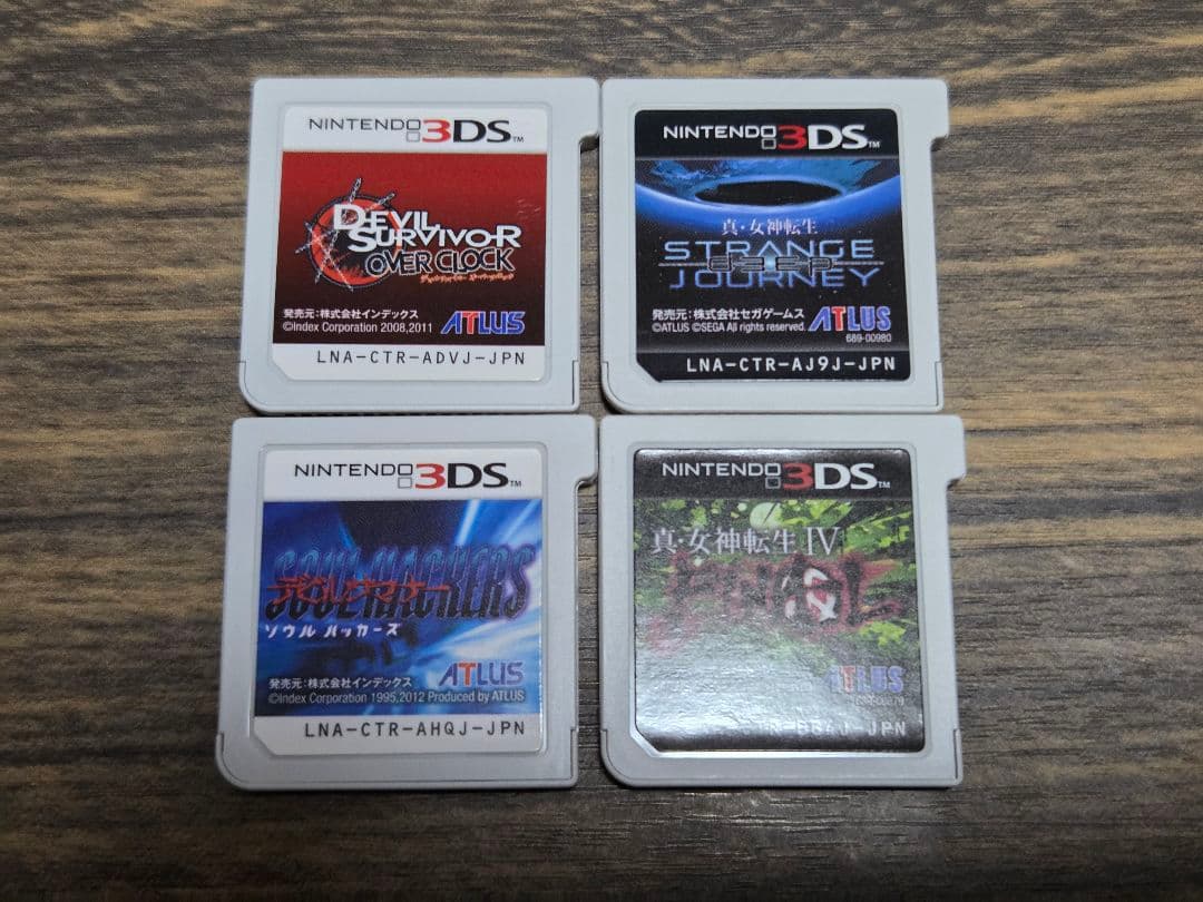 ☆3DSソフト デビルサバイバー・デビルサマナー・真女神転生 アトラス5本セット