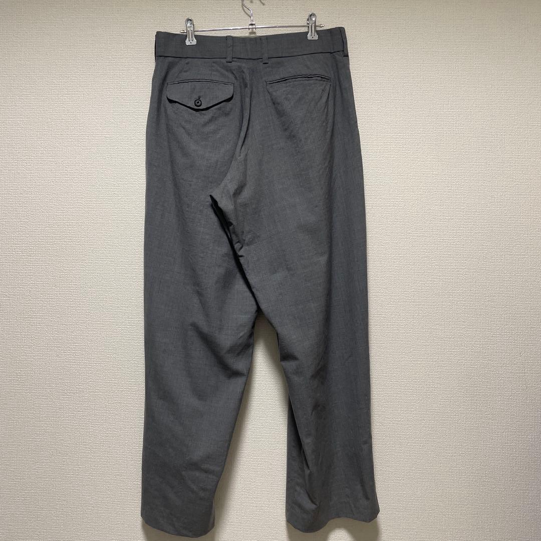 【kolor 22SS】ウール トロピカル スラックス グレー サイズ1