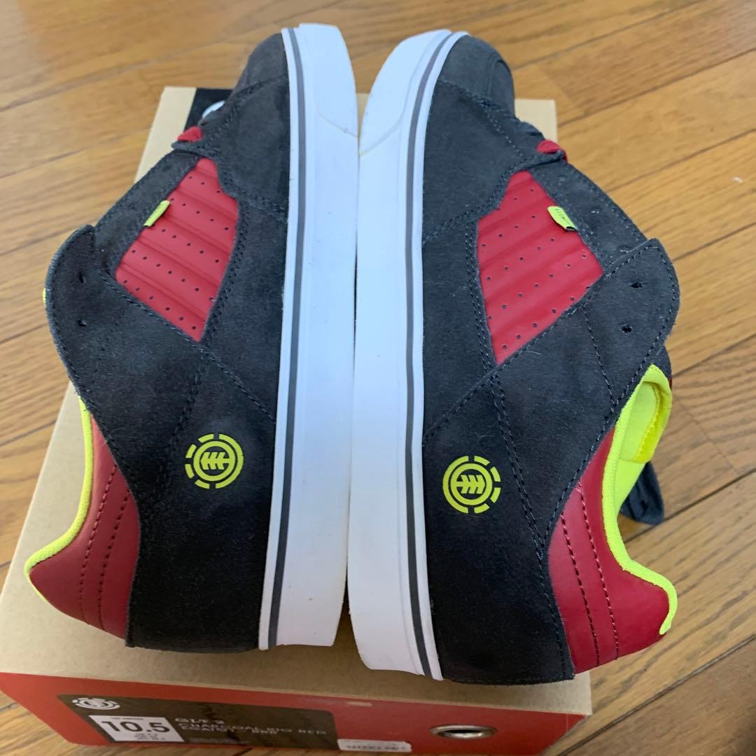 element GLT2 サイズ28.5 色　木炭ライムレッド