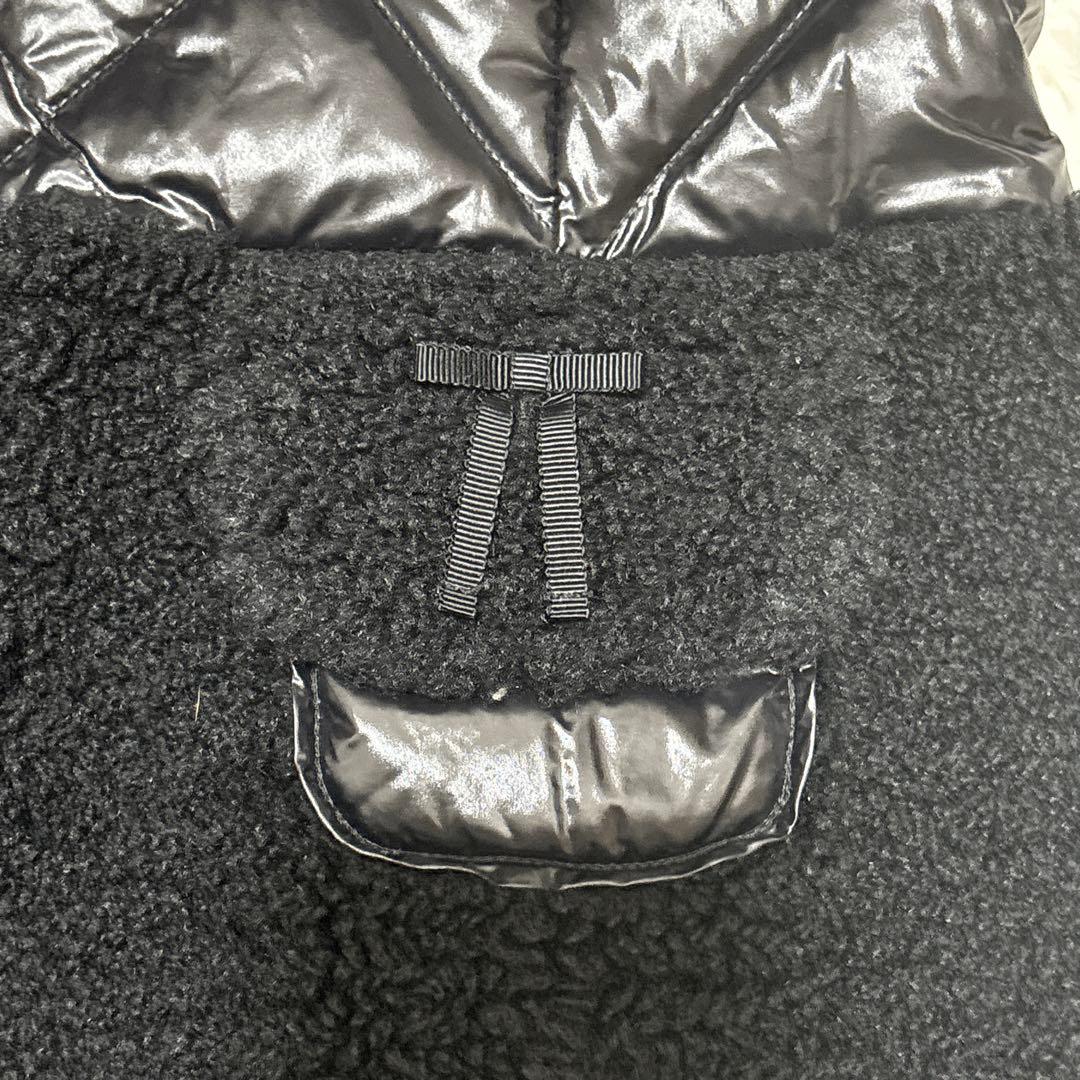 スーパービューティー　ダウンロングジレ ダウンベスト　ボア　レース　切り替え40