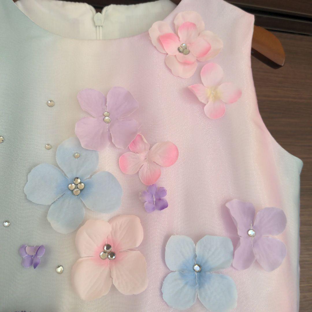 【DRESCCO】グラデーションパープルオーガンジードレス 135（9号）