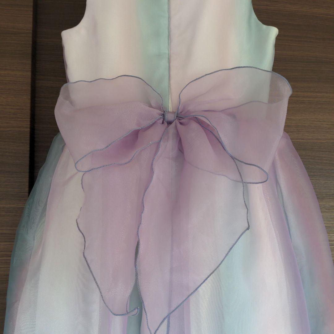 【DRESCCO】グラデーションパープルオーガンジードレス 135（9号）