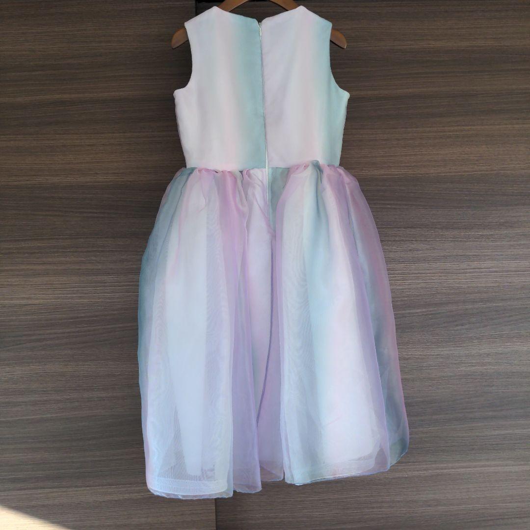 【DRESCCO】グラデーションパープルオーガンジードレス 135（9号）