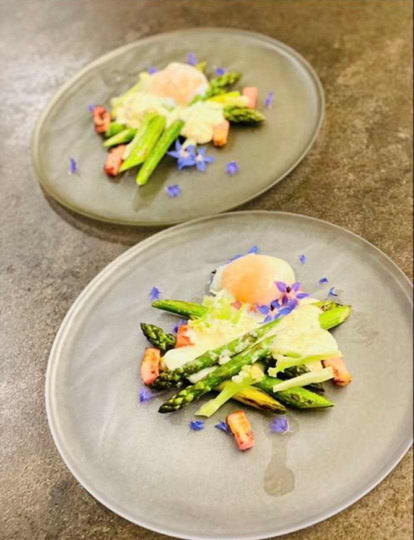 天音むさん専用！黒系➕青系ARAS 大皿斜め小鉢 カトラリー 2ずつ✖️2ペア