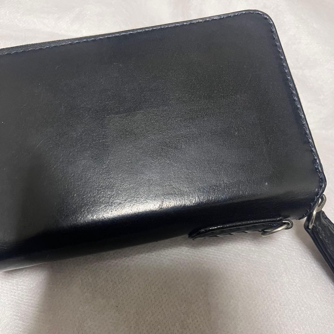 NOMADOI ミドルラウンド　財布　ノマドイ　ラウンドジップ　折財布　ブラック