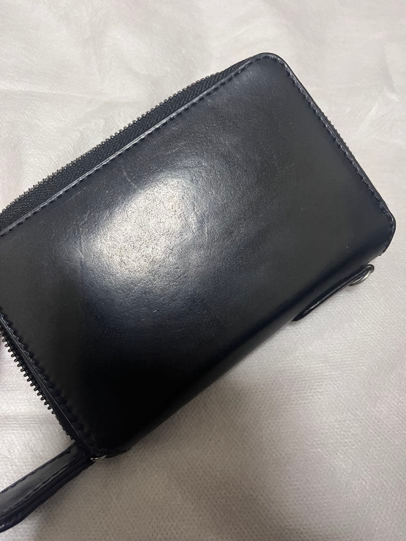 NOMADOI ミドルラウンド　財布　ノマドイ　ラウンドジップ　折財布　ブラック