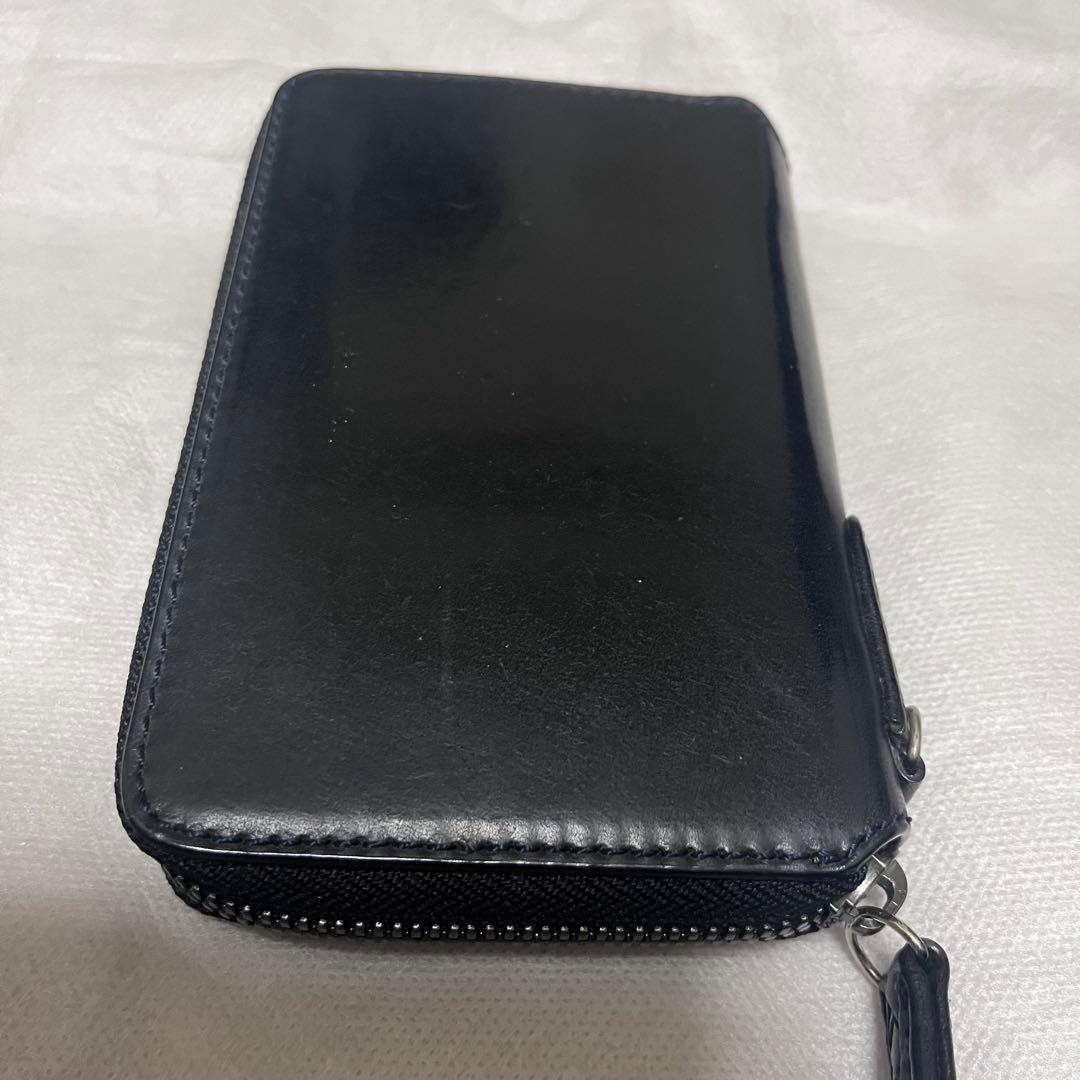 NOMADOI ミドルラウンド　財布　ノマドイ　ラウンドジップ　折財布　ブラック
