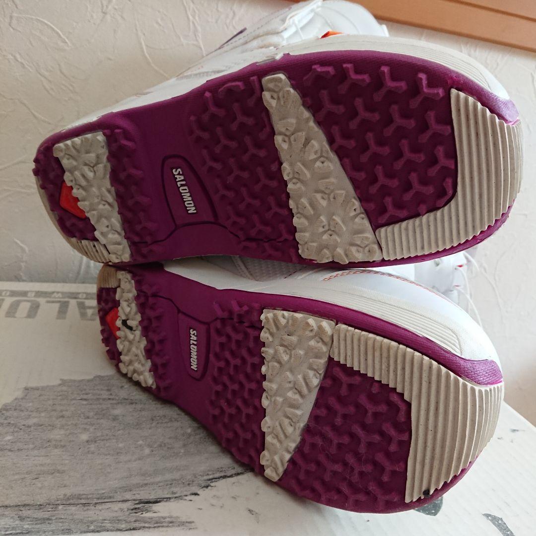 1回使用 サロモン pearl スノボブーツ スノーボード サイズ8 25cm