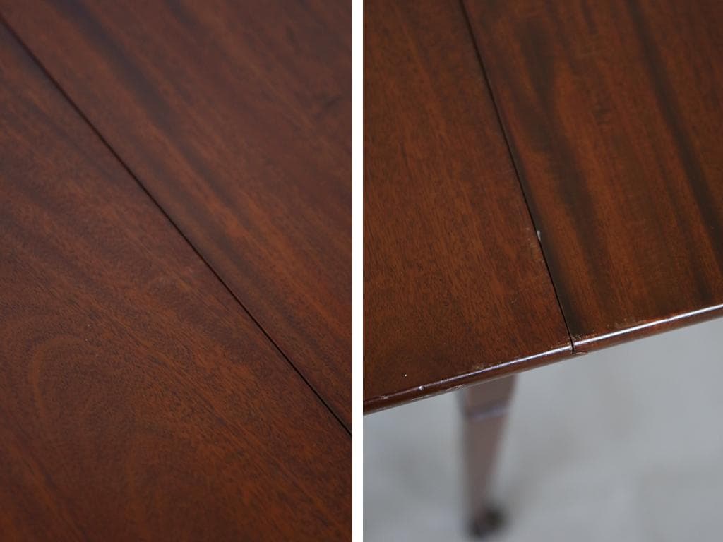 英国アンティーク木製ゲートレッグテーブル/ダイニング机/バタフライ(92-62)