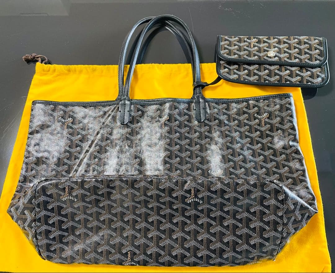 Goyard ショルダーバッグ 大きめ ブラック/グレー