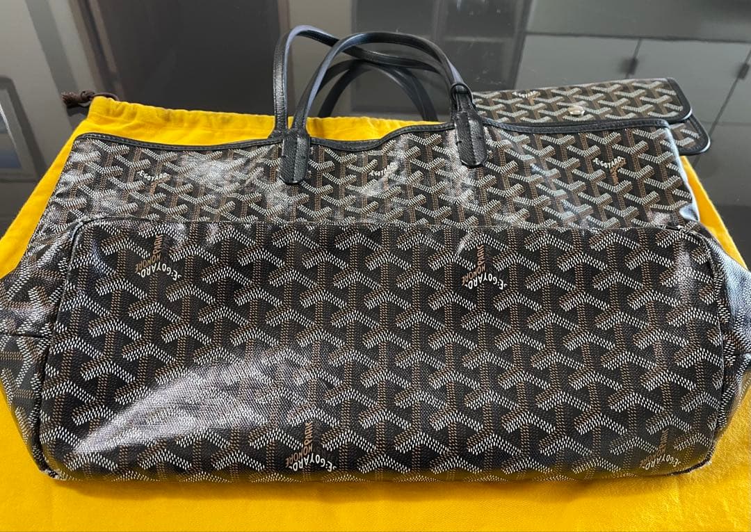 Goyard ショルダーバッグ 大きめ ブラック/グレー