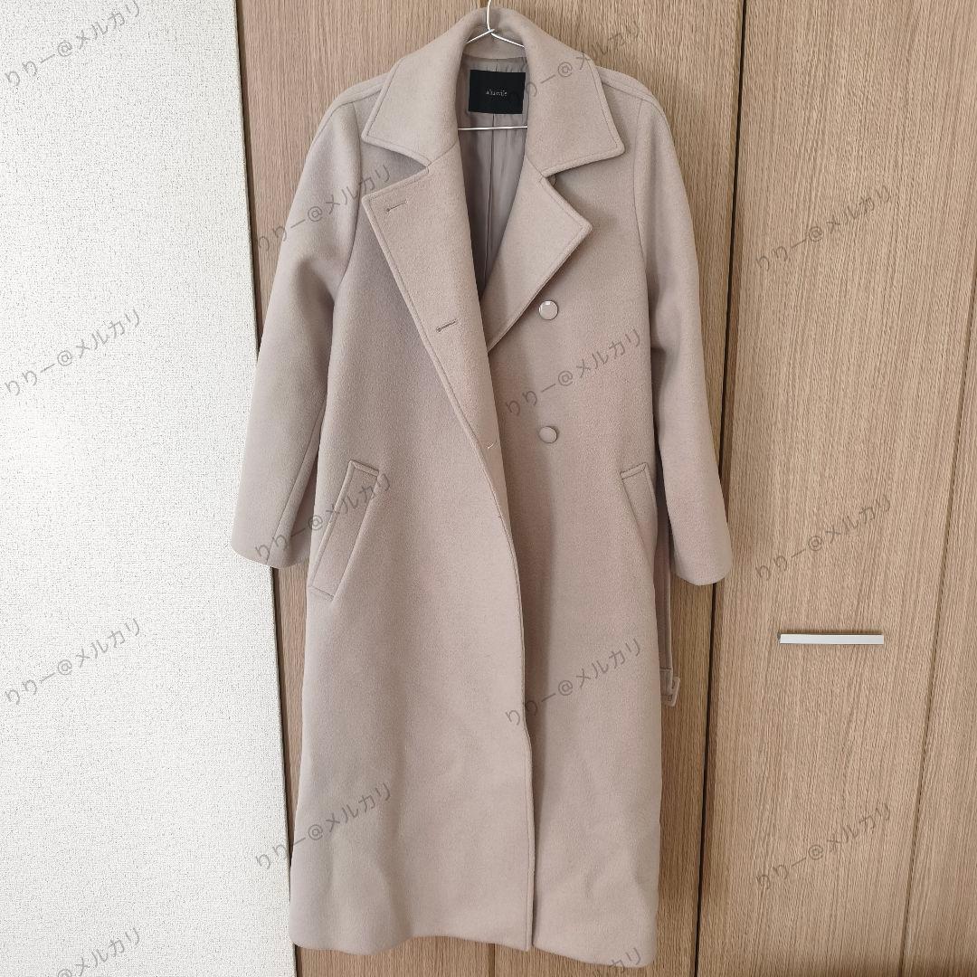 新品・今期販売中★allureville　スプリットラグランロングコートベージュ