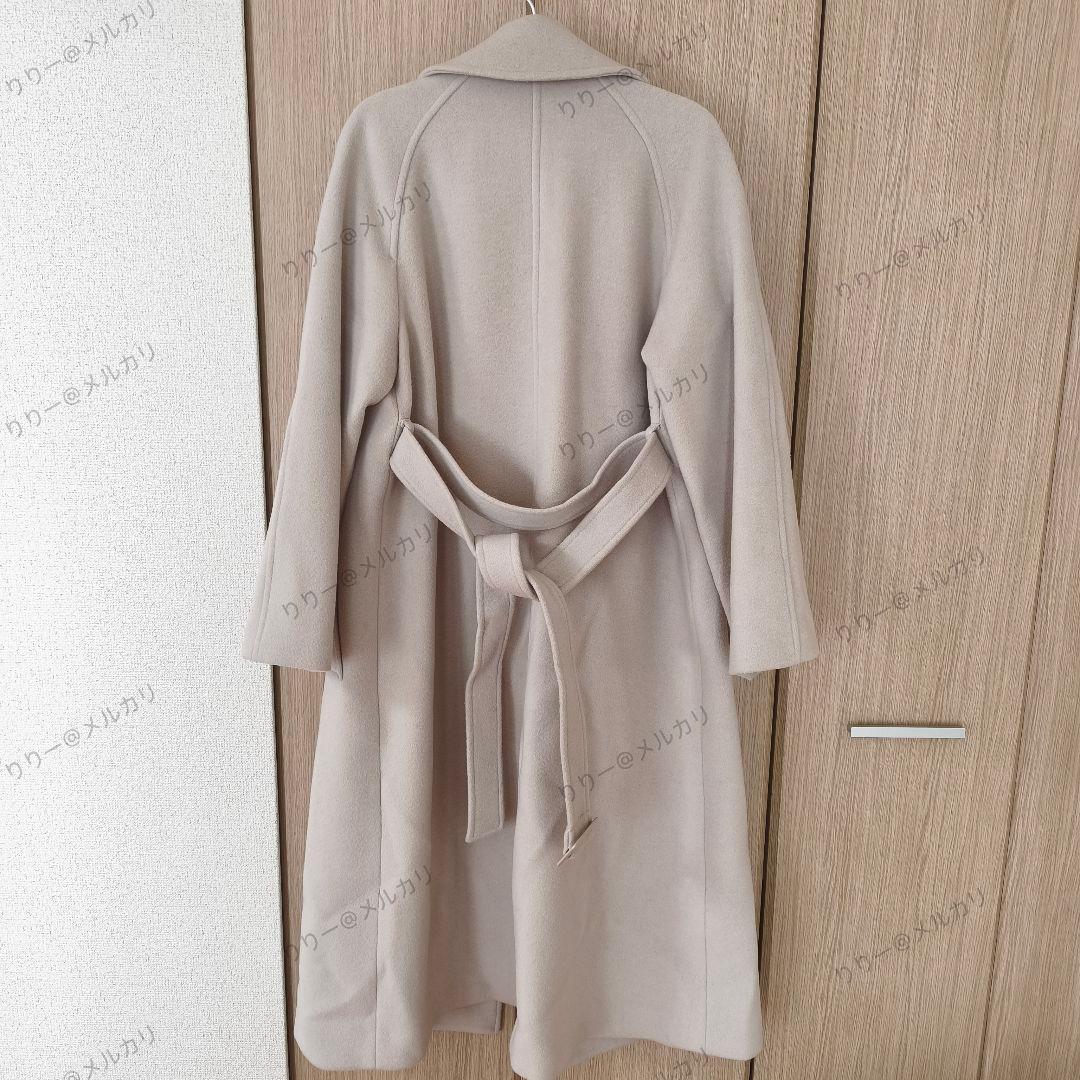 新品・今期販売中★allureville　スプリットラグランロングコートベージュ