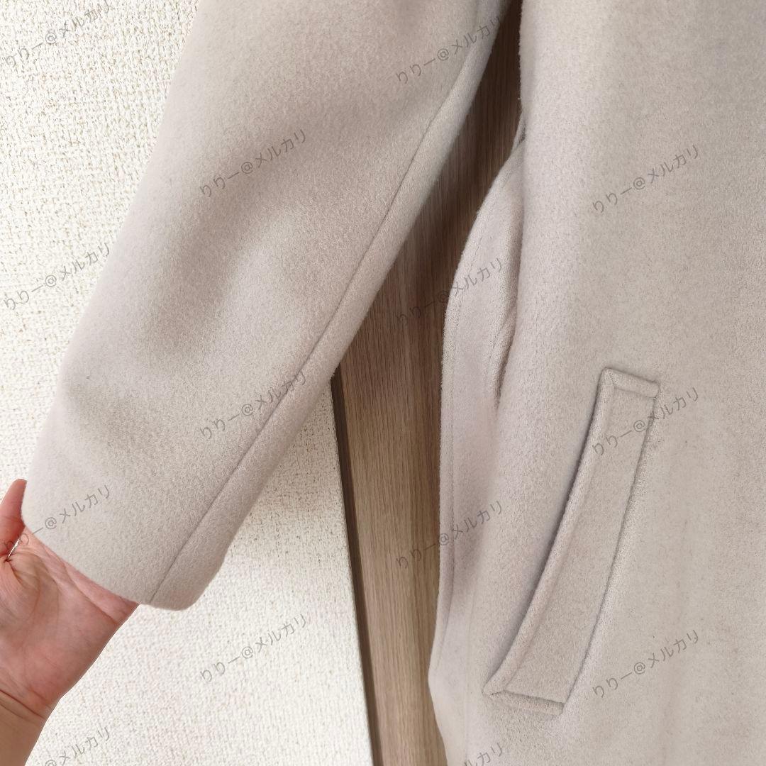 新品・今期販売中★allureville　スプリットラグランロングコートベージュ