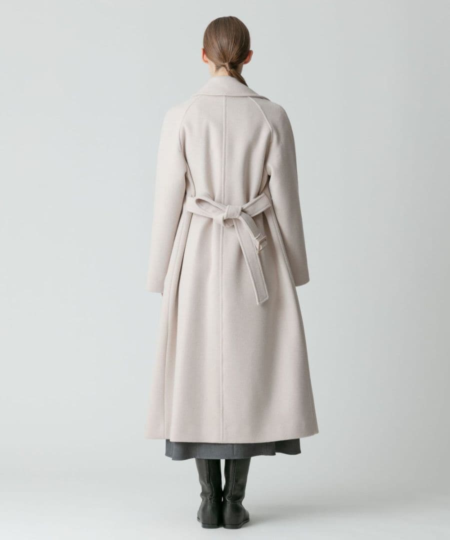 新品・今期販売中★allureville　スプリットラグランロングコートベージュ