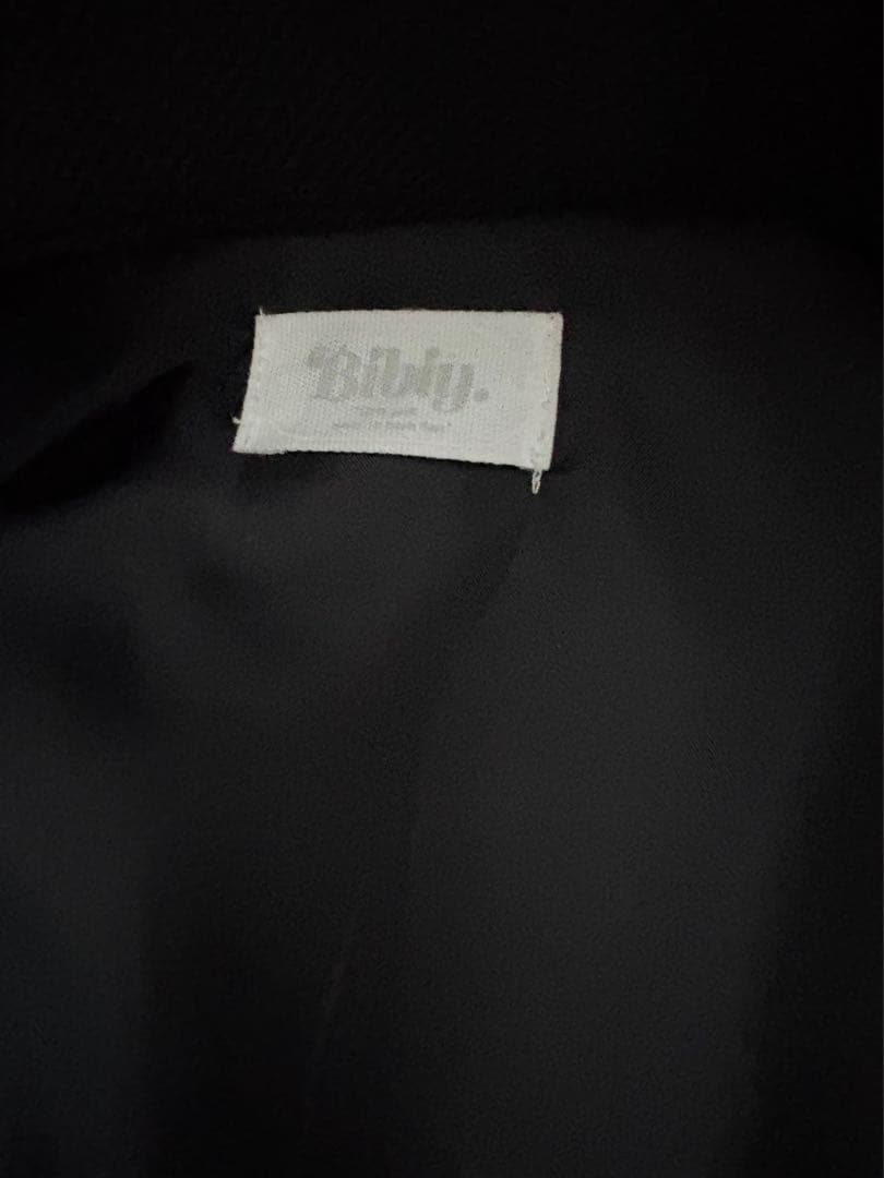 Bibiy MELINDA CAPEポンチョ　マント　ケープコート　ブラック