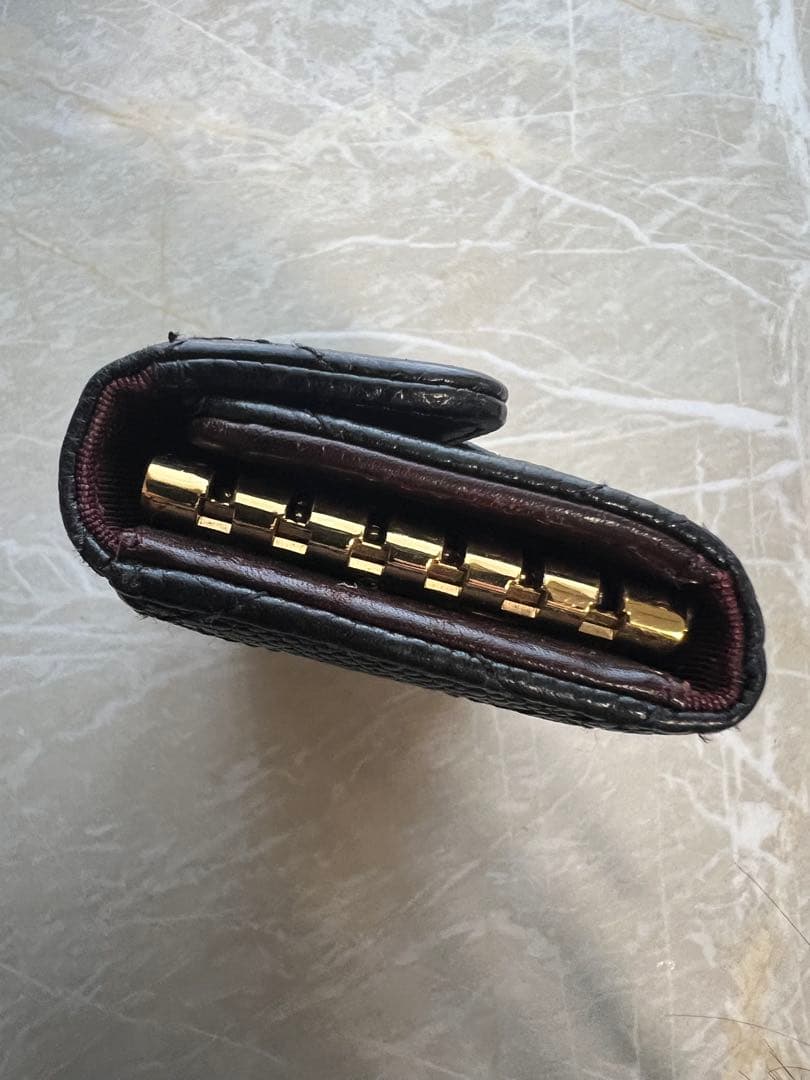 CHANEL キーケース ブラック　キャビアスキン