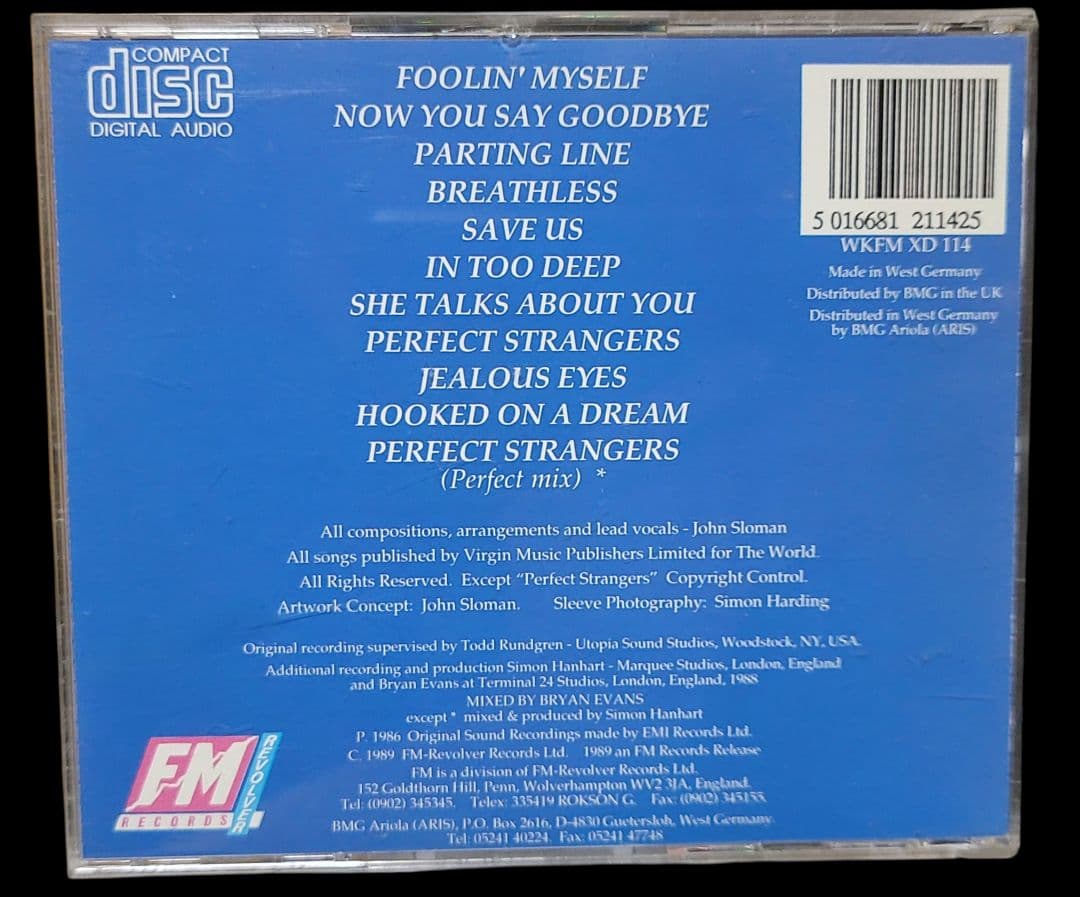 ​激レア/メロハー John Sloman ソロデビュー作