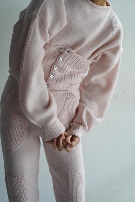 2/10限定値下　jonnlynx 　ニットパンツ ジョンリンクス　ピンク