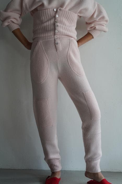 2/10限定値下　jonnlynx 　ニットパンツ ジョンリンクス　ピンク