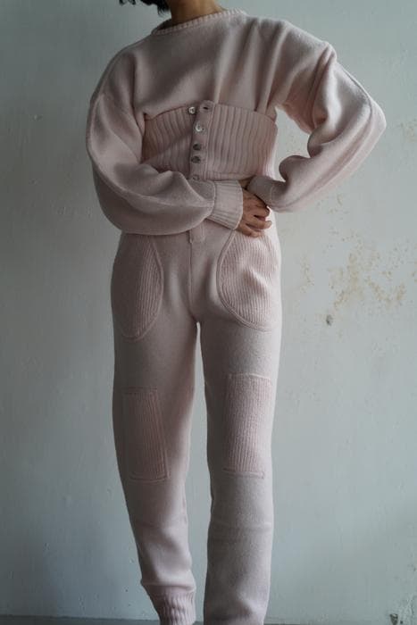 2/10限定値下　jonnlynx 　ニットパンツ ジョンリンクス　ピンク