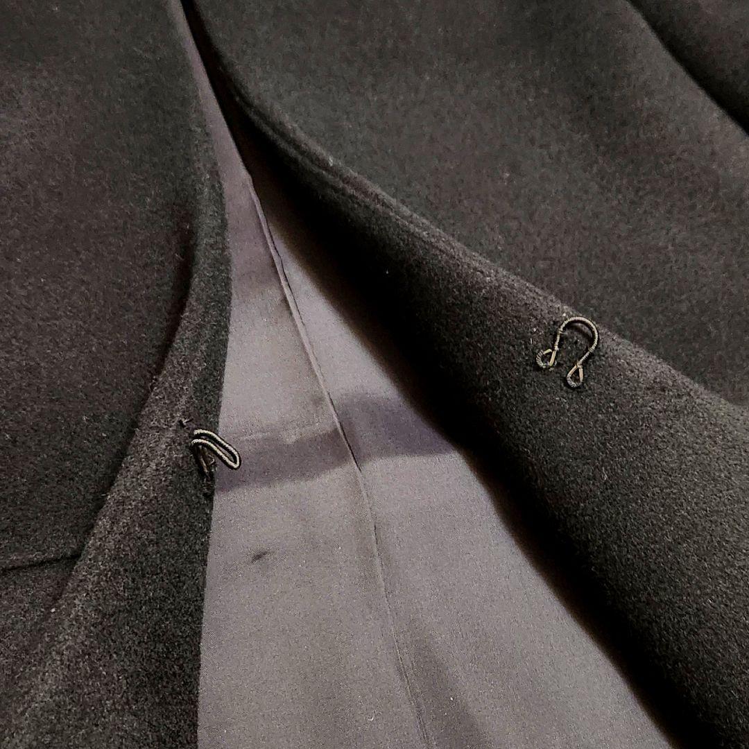 【美品】YOKO CHAN ヨーコチャン 日本製 ノーカラーコート 40 L