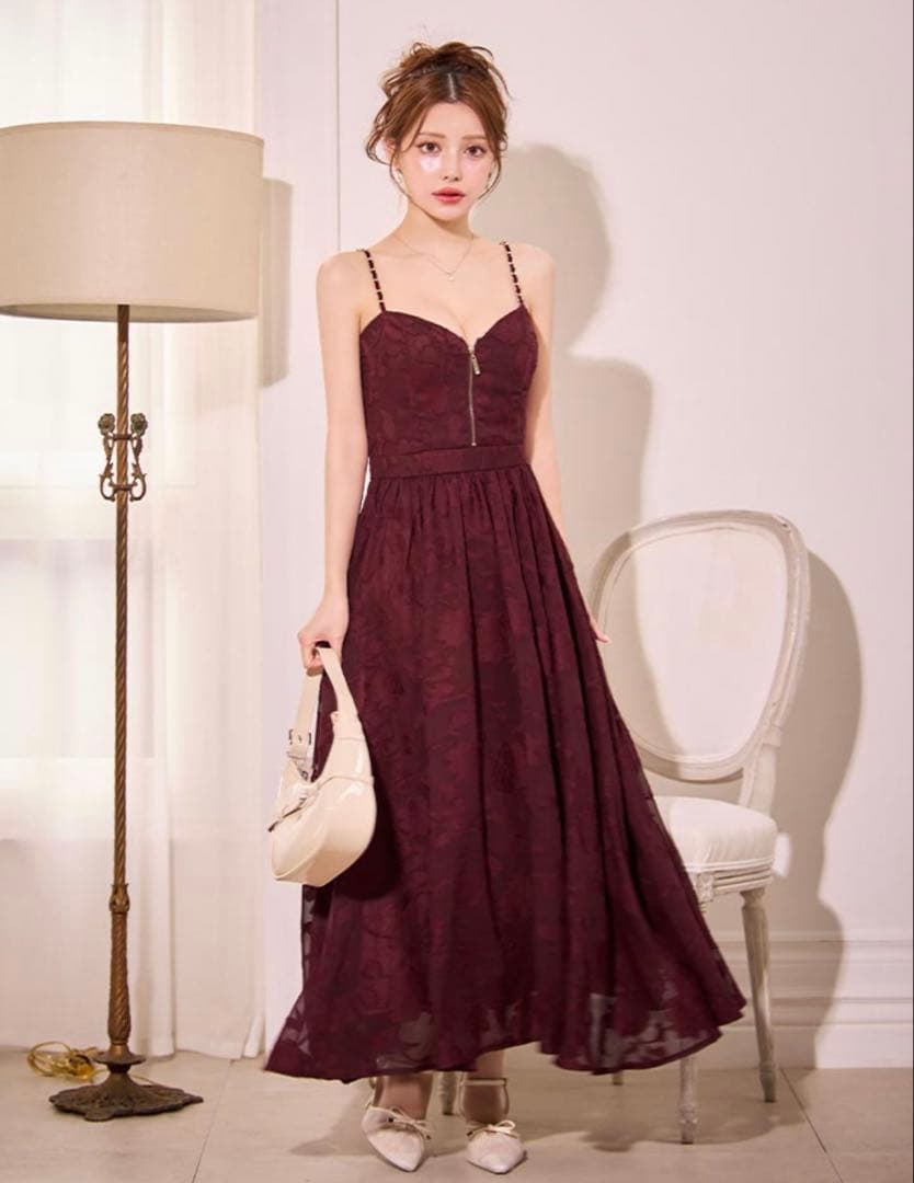 jewels sifeel 赤　バーガンディ ドレス