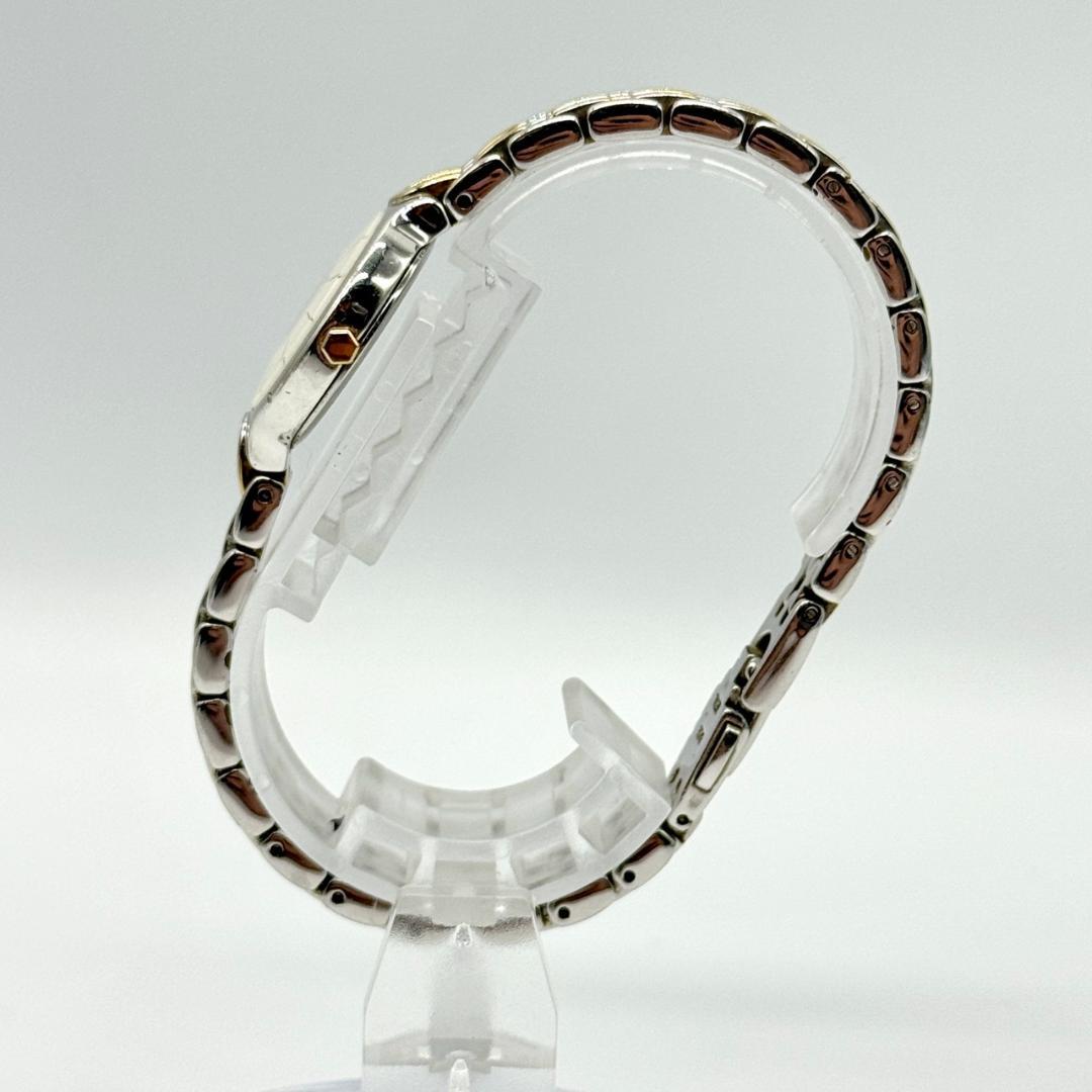 稼働品 YSL イヴサンローラン 腕時計 白文字盤 ２針 5421-H08070