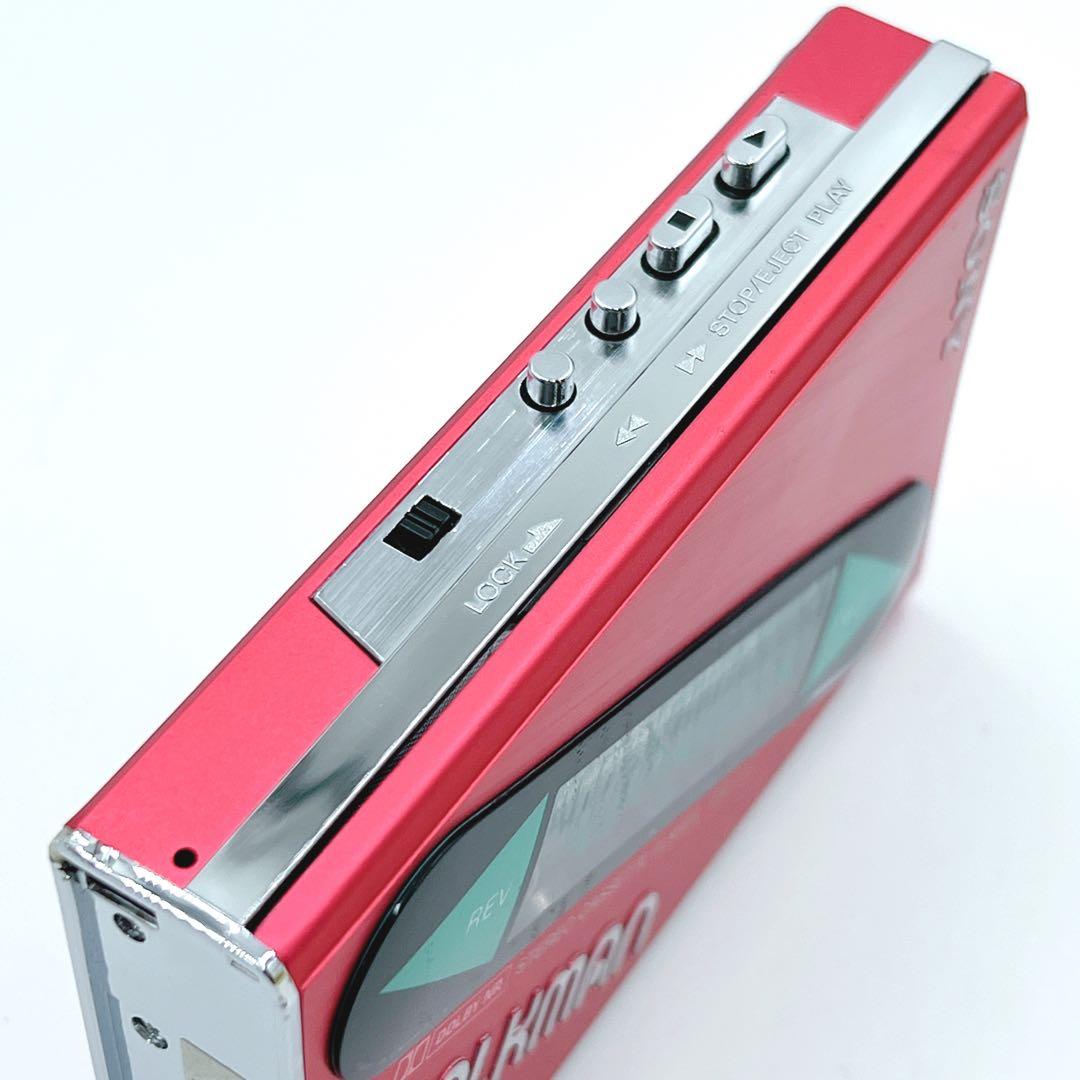 【超美品・動作品】 SONY WM-102 ウォークマン　 希少色　レッド