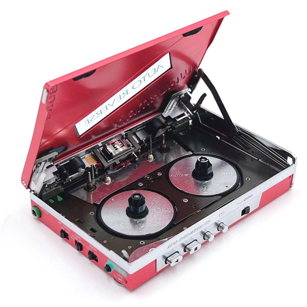 【超美品・動作品】 SONY WM-102 ウォークマン　 希少色　レッド