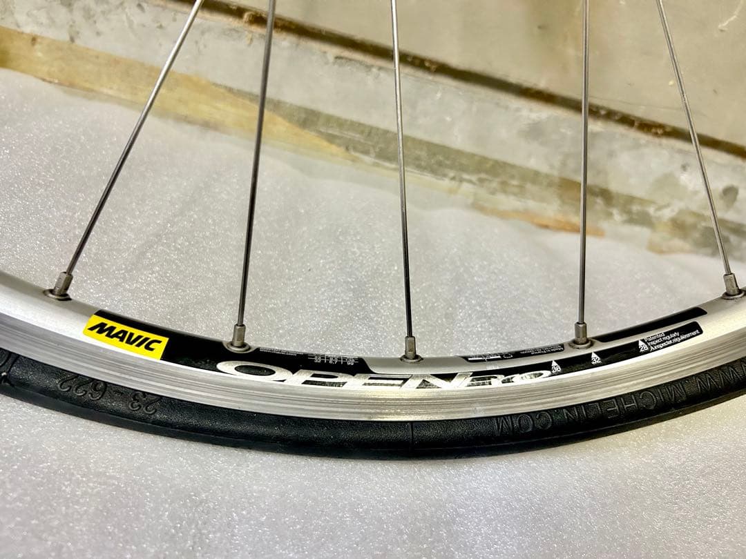 【MavicマビックOpen Pro前輪】Ultegraハブ重量0.83g