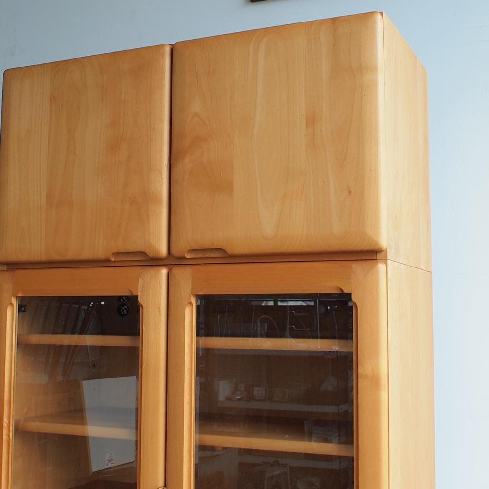 未使用品 起立木工 「フィオナ」 キッチンキャビネット 84cm アルダー材