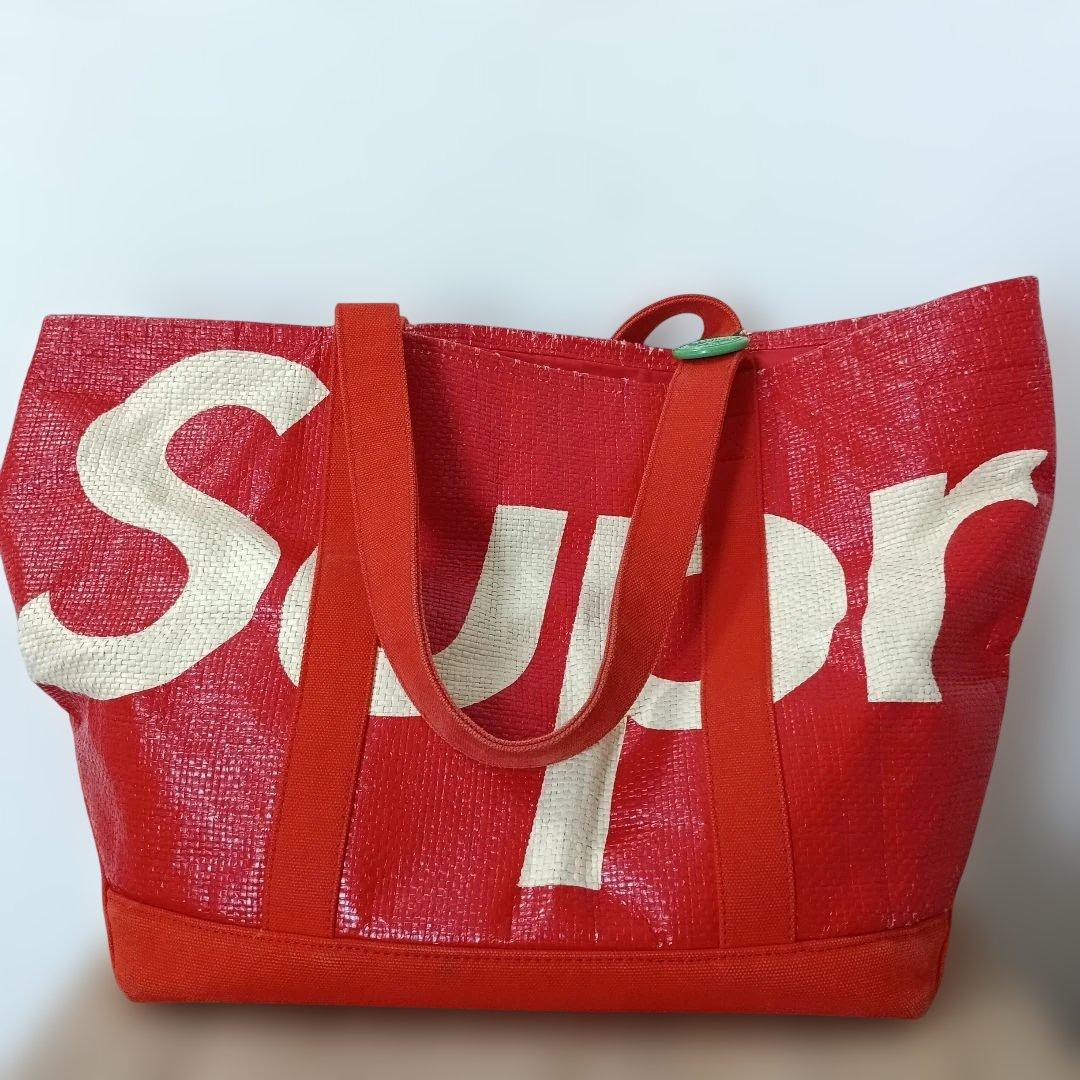 (サトシ)Supreme トートバッグ レッド