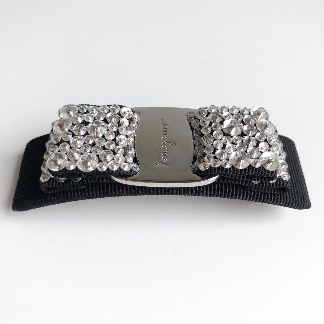 新品保管✨フェラガモ ferragamo バレッタ ヴァラリボン ビジュー