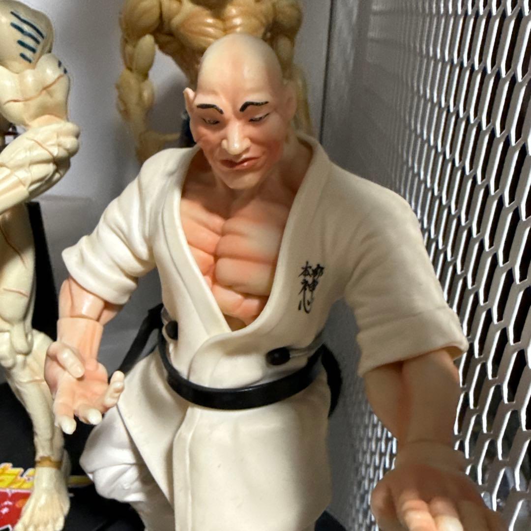 グラップラー刃牙フィギュア５体刃牙，勇次郎、独歩黒，独歩白，花山