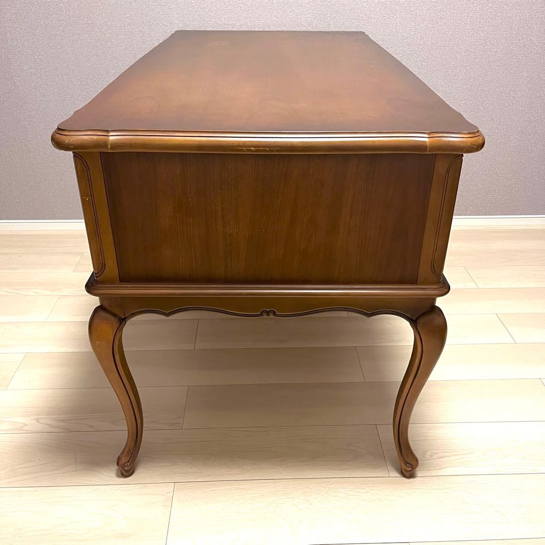 【送料無料】カリモクkarimoku 「ネオクラシック」 両袖デスク　書斎　猫脚