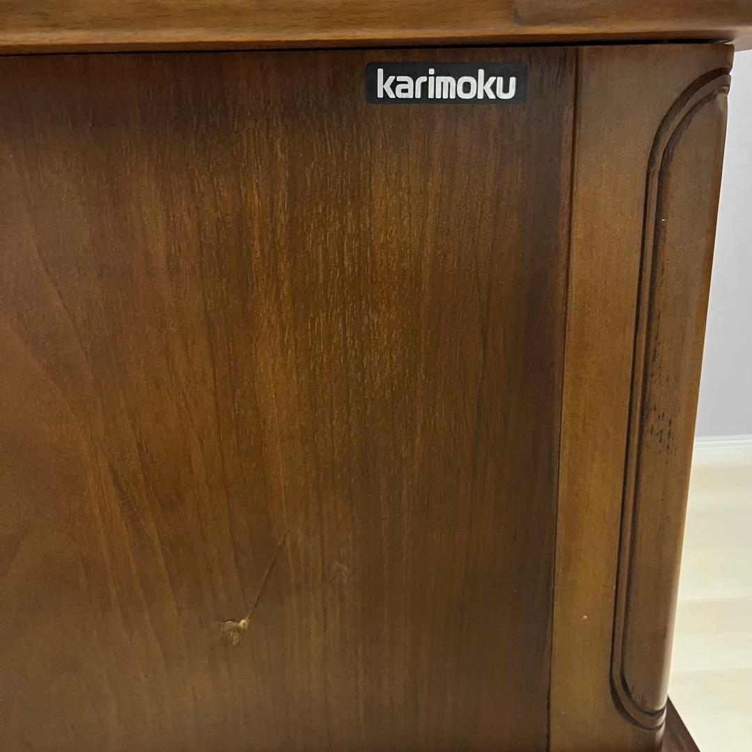 【送料無料】カリモクkarimoku 「ネオクラシック」 両袖デスク　書斎　猫脚