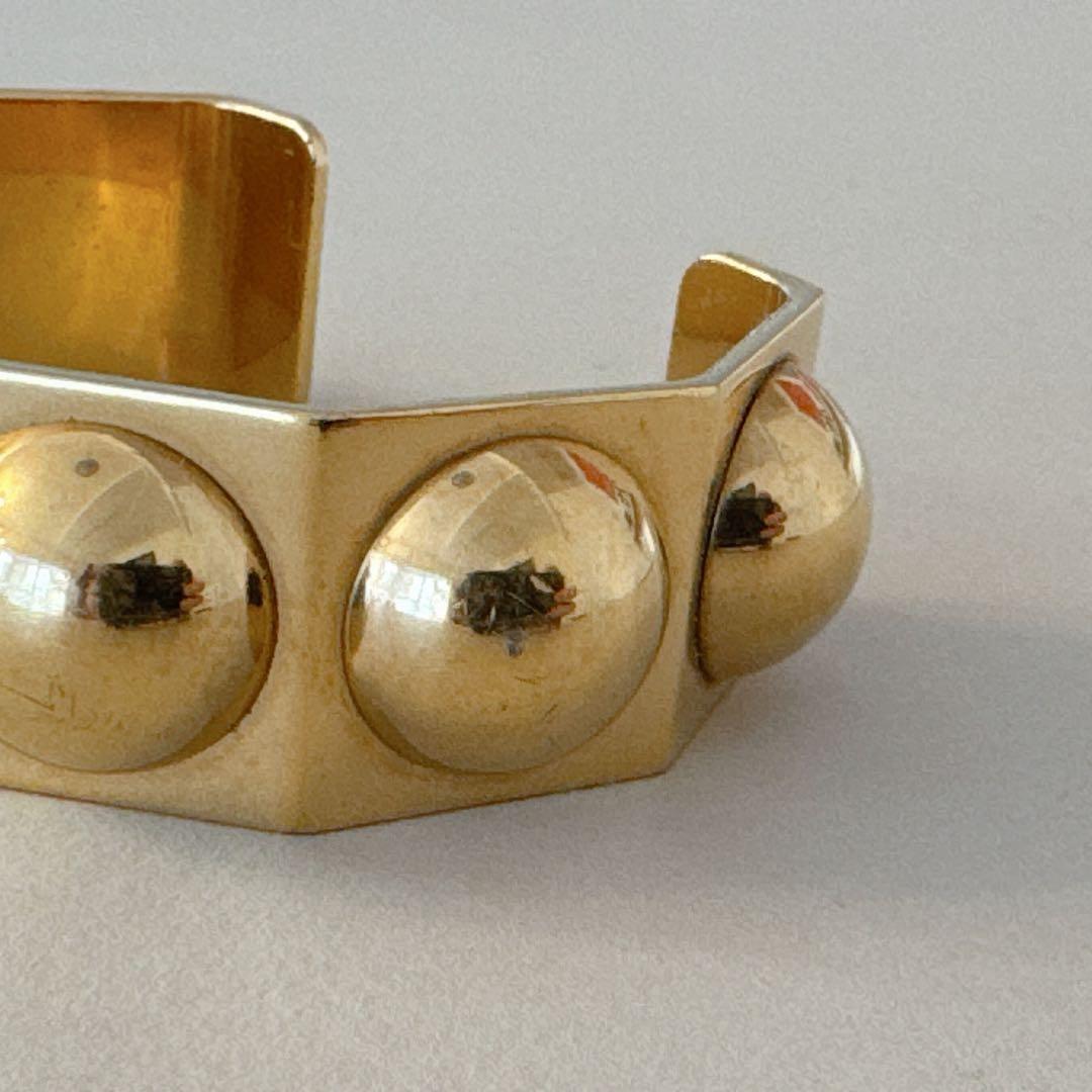 CELINE ゴールド バングル スタッズ 傷あり 正規品