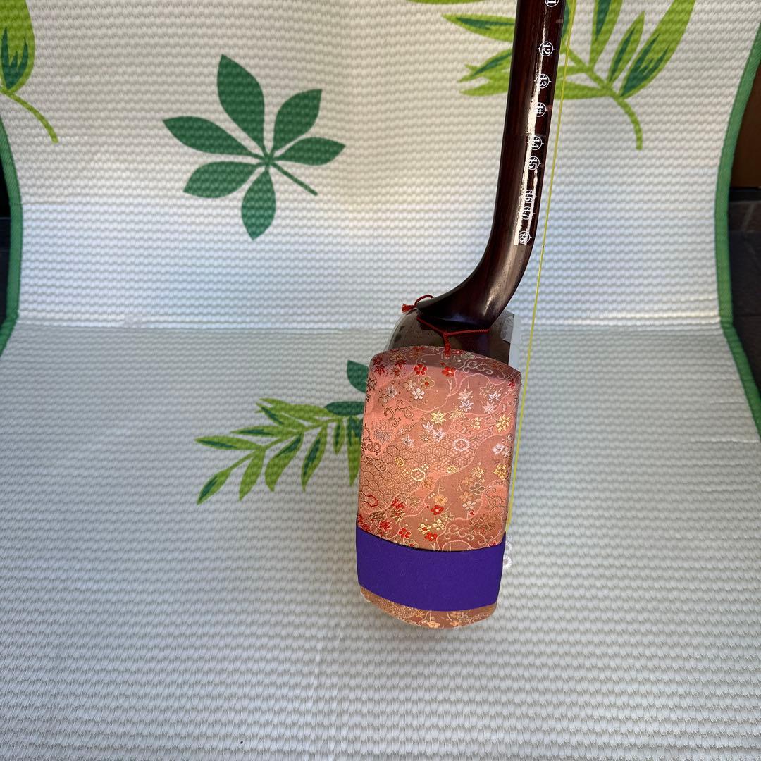 更にお値下げ中　最高級 紅木 稽古三味線 ケース付