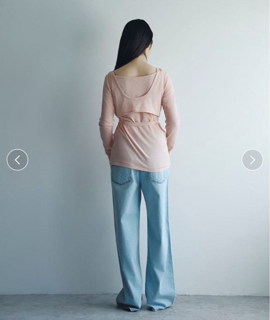 新品⭐︎CODE A (コードエー) bra top layered tee