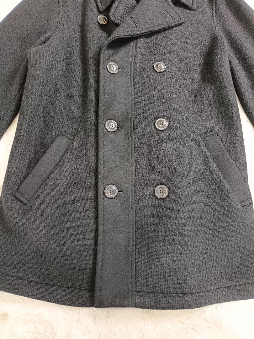 よん極美品 GIORGIO ARMANI ウールコート ピーコート【54