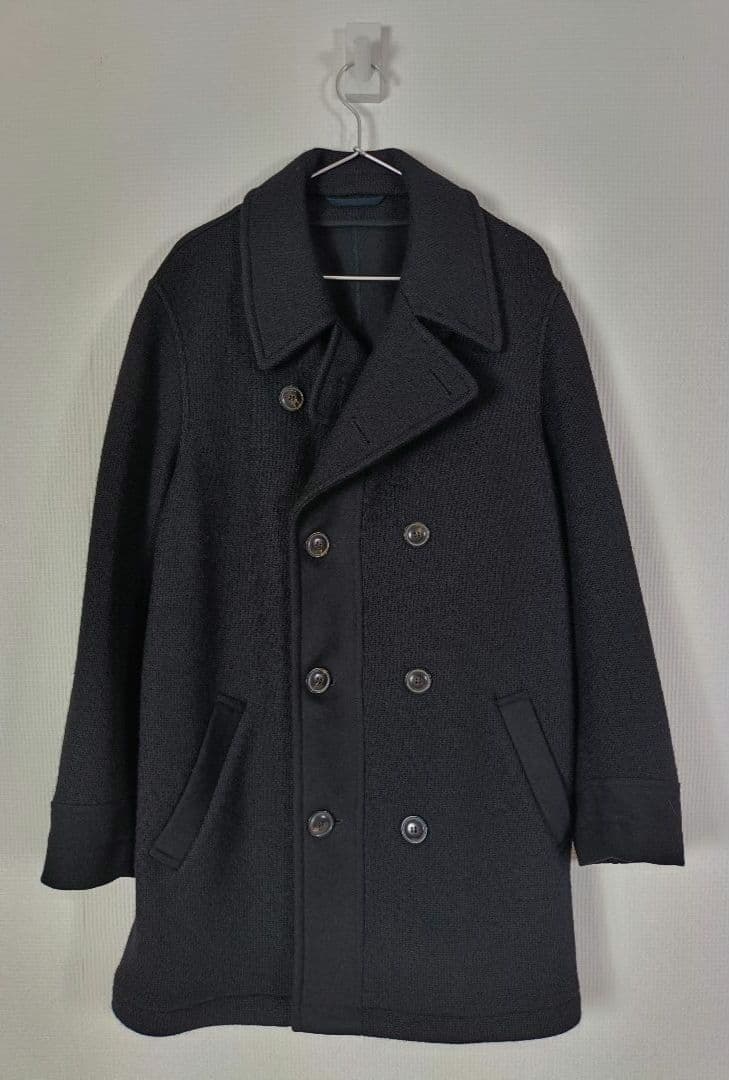 よん極美品 GIORGIO ARMANI ウールコート ピーコート【54
